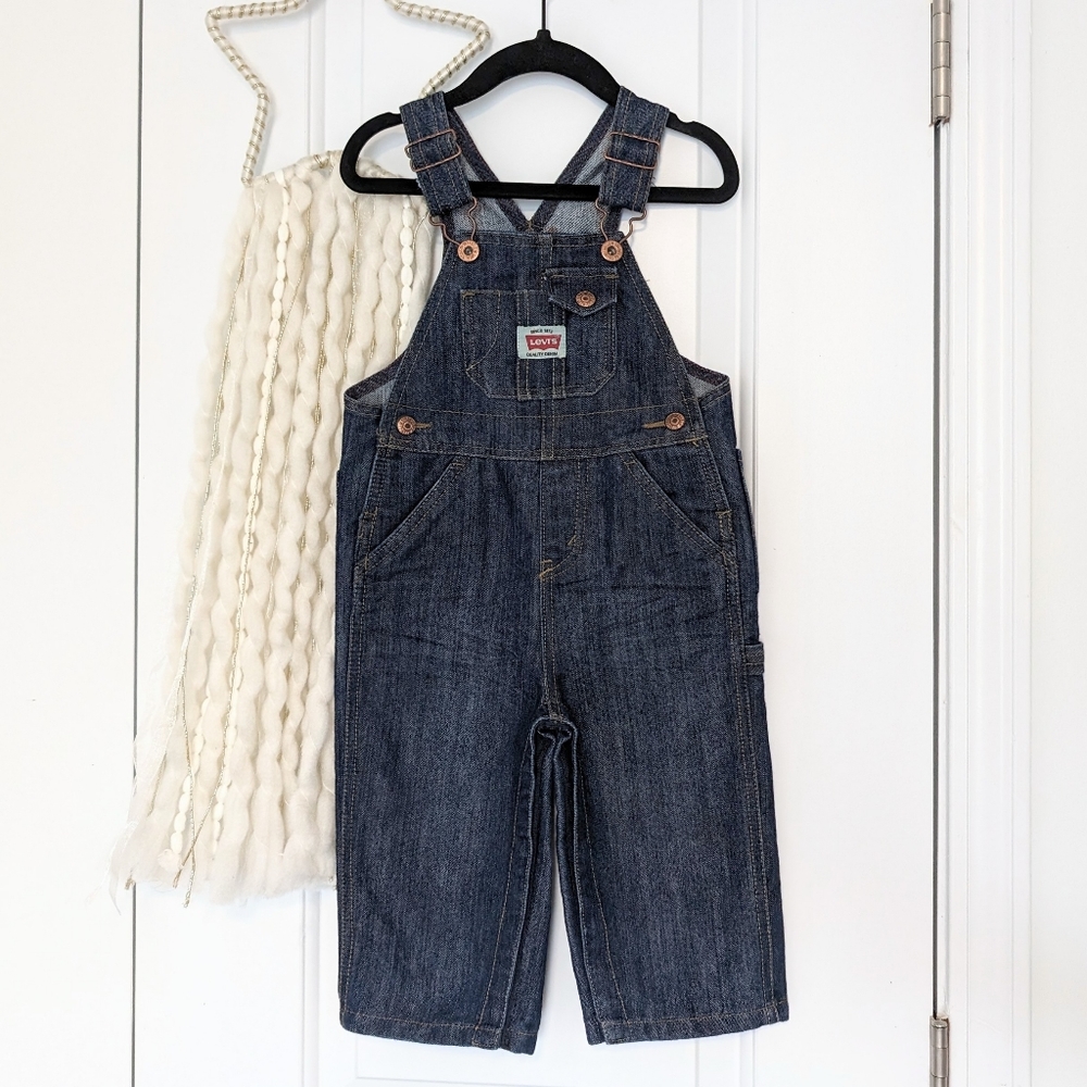 Levi's Denim Baby Overalls, 18m